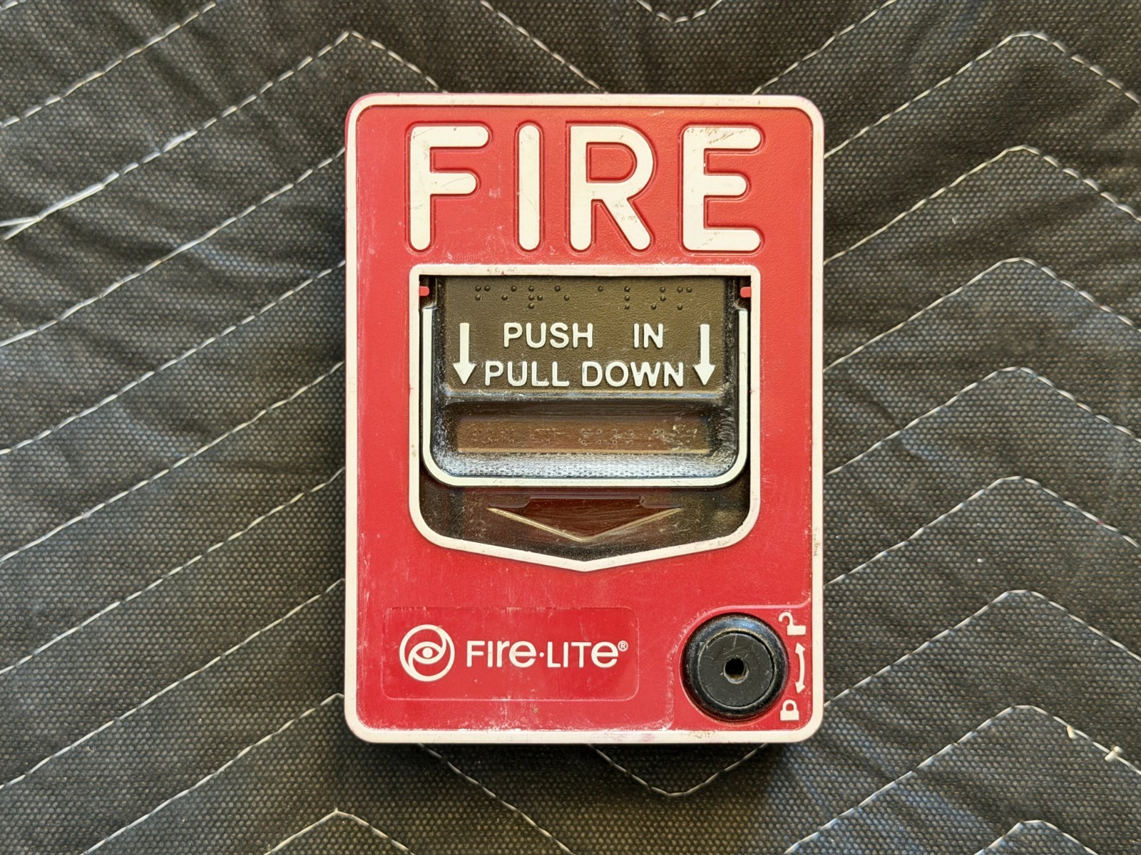 Fire-Lite BG-12 Fire Alarm Pull Station USED