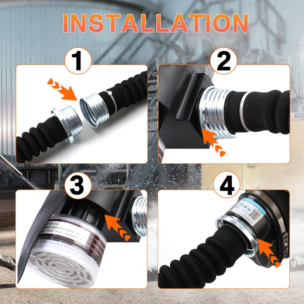 Powered Air Purifying Respirators, Portable PAPR Respirator System for Industry