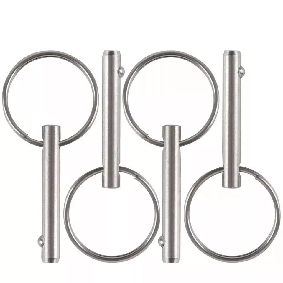 Small Quick Release Pin 3/16″ Stainless Steel Bimini Top Marine Hardware 4 Pack