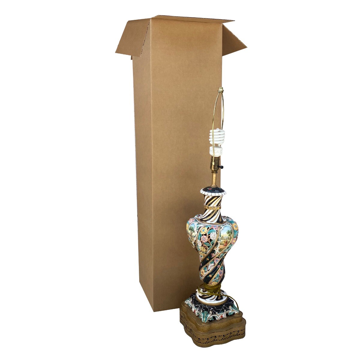 UBMOVE Tall Lamp Moving Boxes (5 Pack) Lamp Box Size 12″ x 12″ x 48″