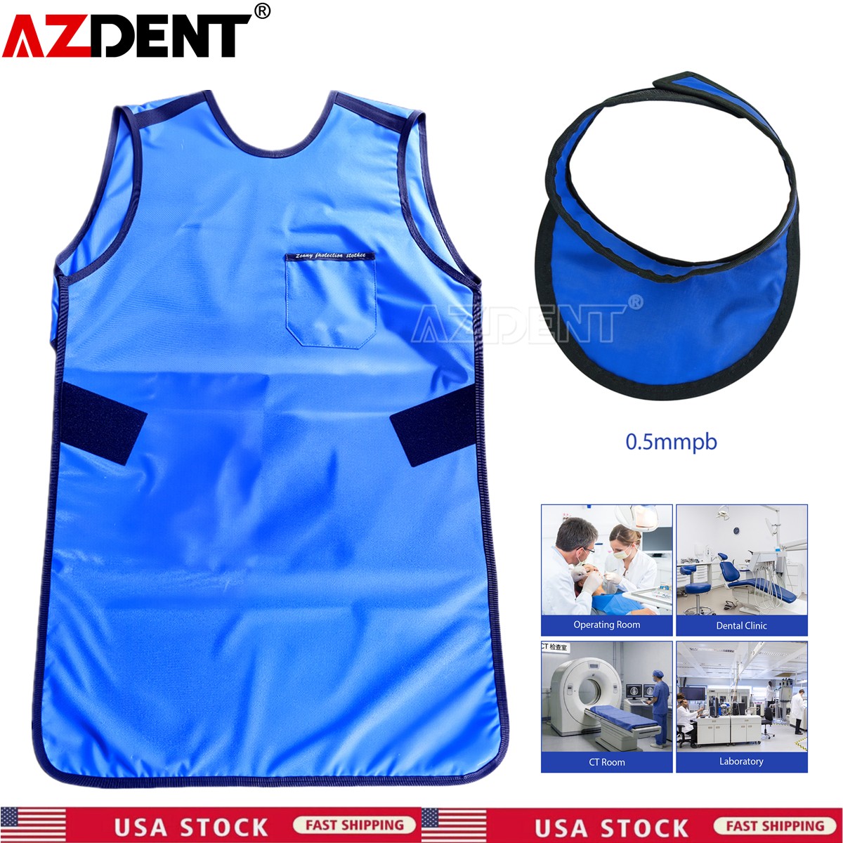 X-Ray Protective Lead Apron for Dental MedicalX-ray Machine Radiation Protection
