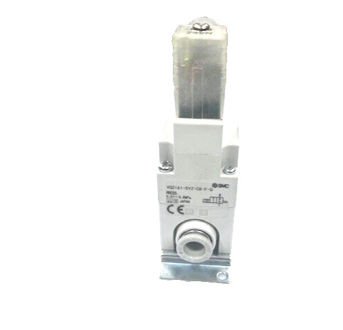 SMC VQ21A1-5YZ-C8-F-Q 2/2 NC Air Solenoid Valve 0.01~0.6 Mpa 24V DC 8 mm push-in