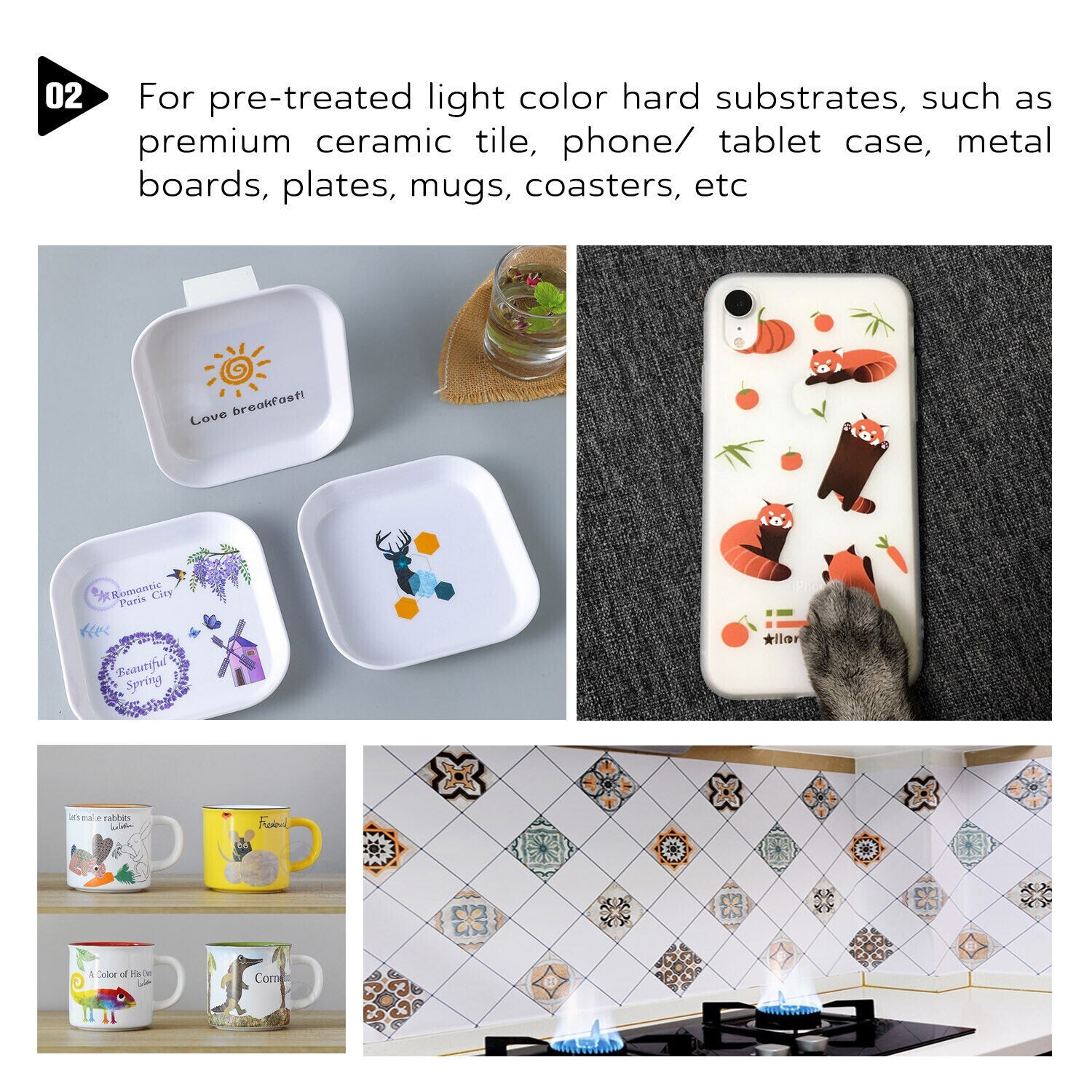 50 Sheets 13″x19″ Heat Sublimation Transfer Paper for Inkjet Dye Sub Printers