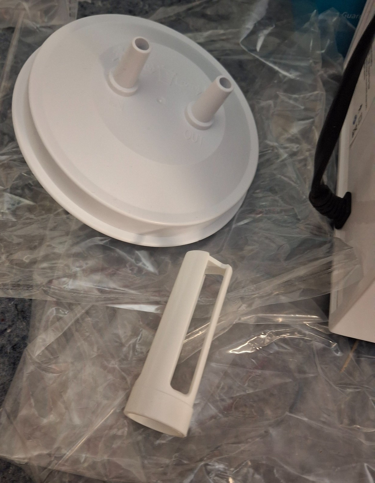 Portable Veterinary Phlegm Suction Unit Machine H003-B White