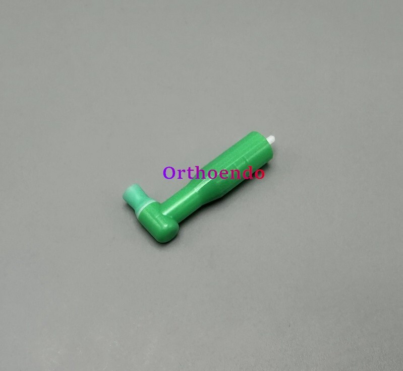 Dental Disposable Prophy Angles Soft Cups for Contra Angle 90° angle Green 500pc