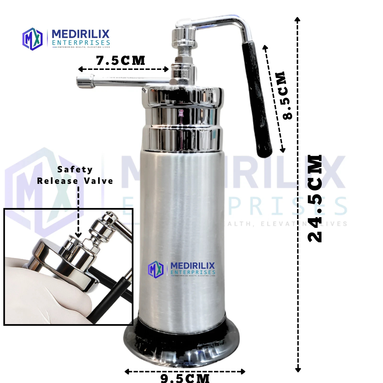 Handheld LN2 Sprayer Mini Cryo Container For Dermatology With 5 Probes USA