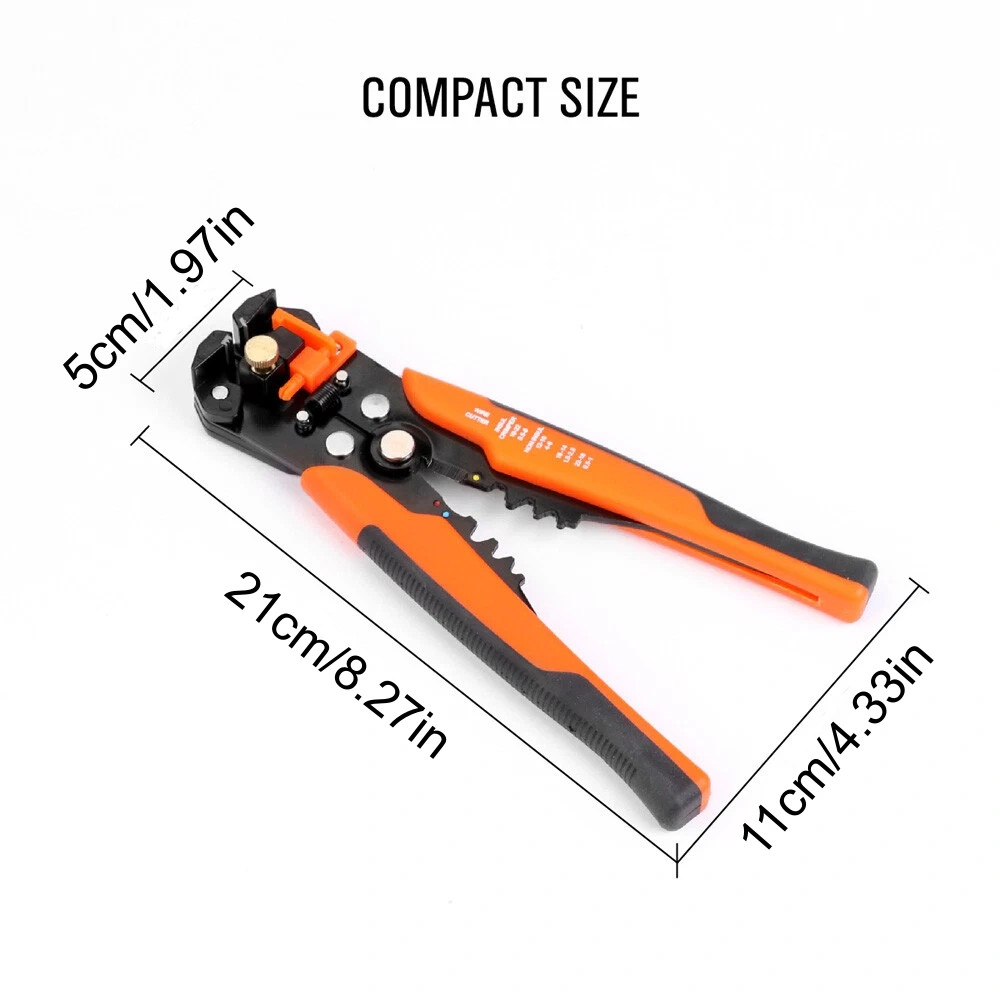Self-Adjusting Insulation Wire Stripper cutter crimper Terminal Tool Pliers 8″