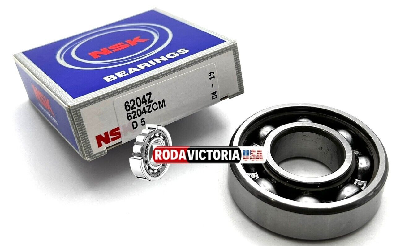 NSK 6204-Z Metal Shield ONE SIDE, OPEN ONE SIDE Ball Bearing 20x47x14mm 6204Z