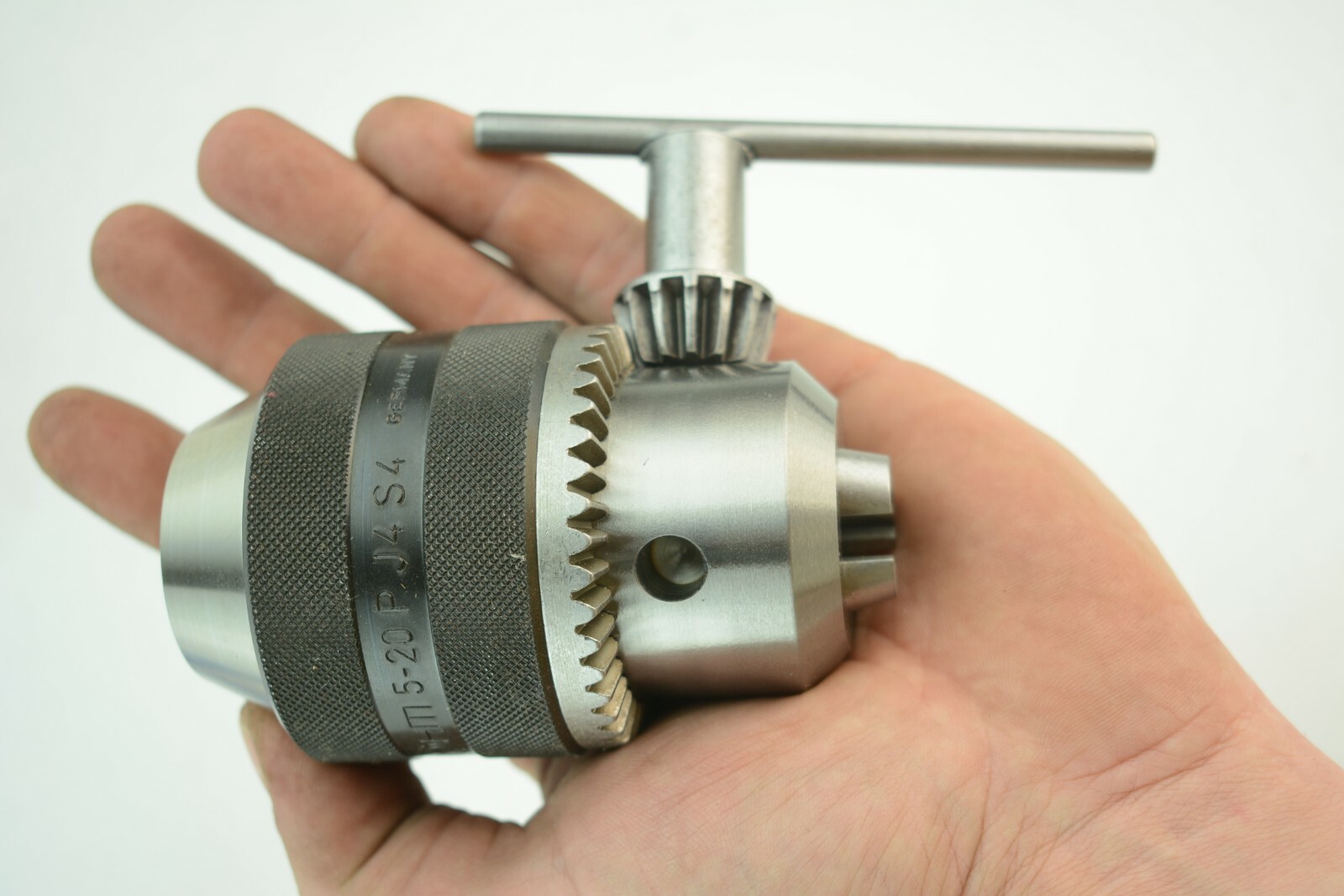 Rohm Germany Quality Precision Drill Chuck & Key 3/16″-3/4″ 4JT #4 Jacobs Taper