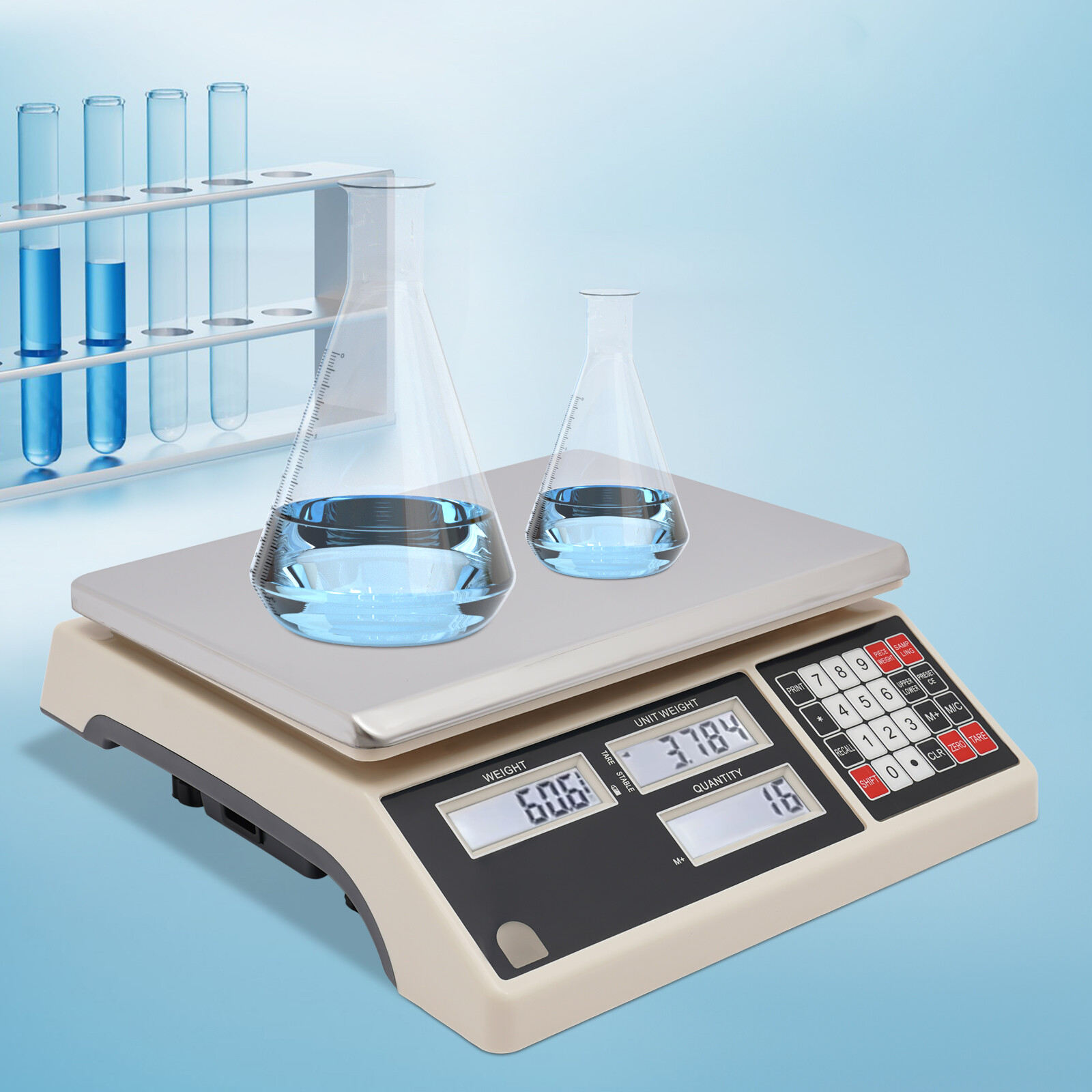 30kg High Precision Digital Counting Scale Industrial Weighing Scale LED Display