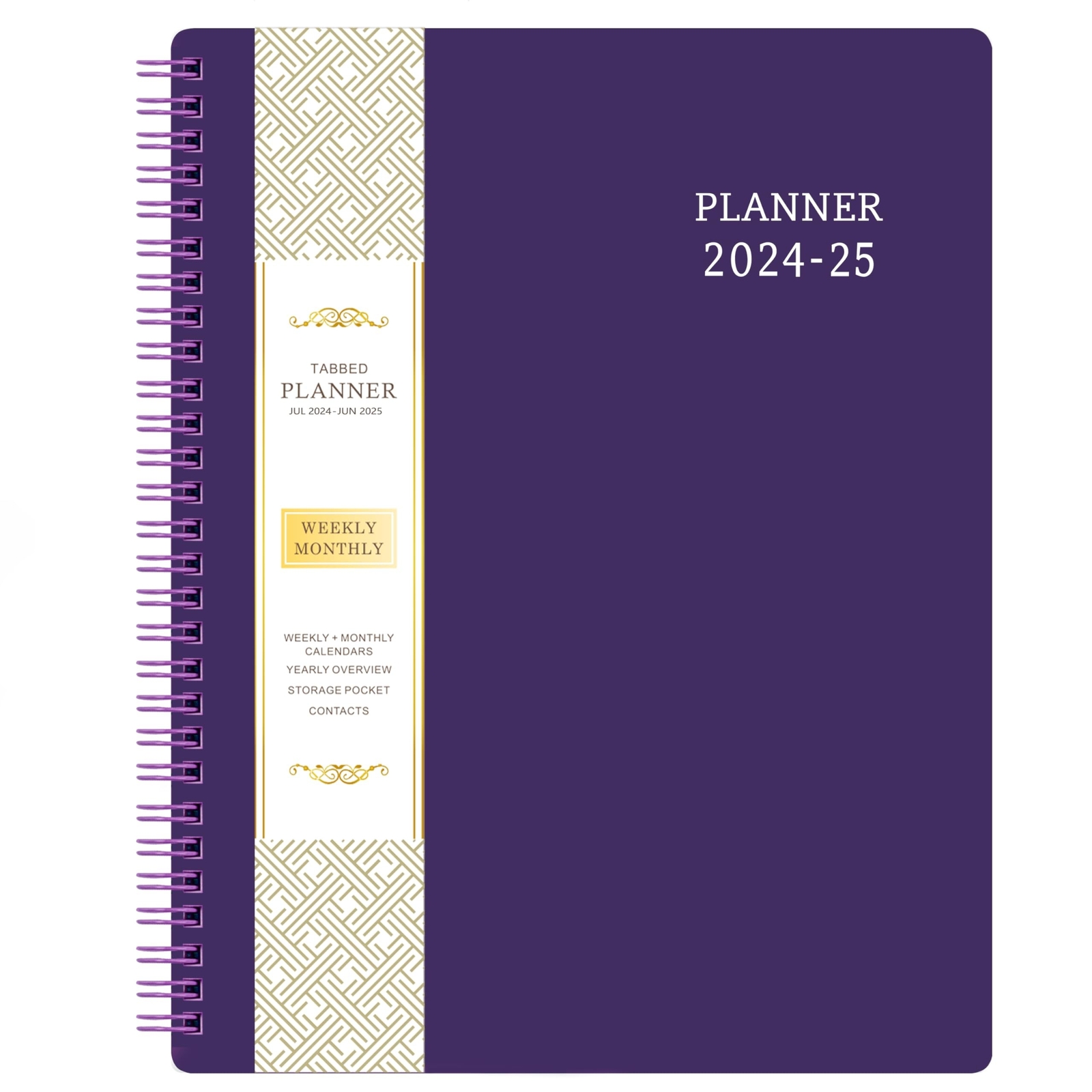 Planner 2024-2025 – Jul. 2024 – Jun. 2025, 8″ x 10″, 2024-2025 Academic Plann…