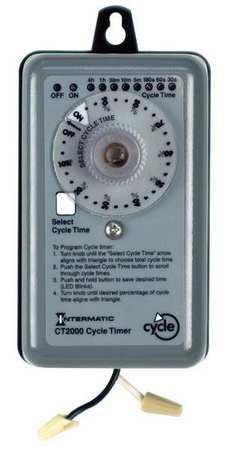 Intermatic Ct2000 Timer,Percent Cycle,Nema3r,20A,3Hrs52min