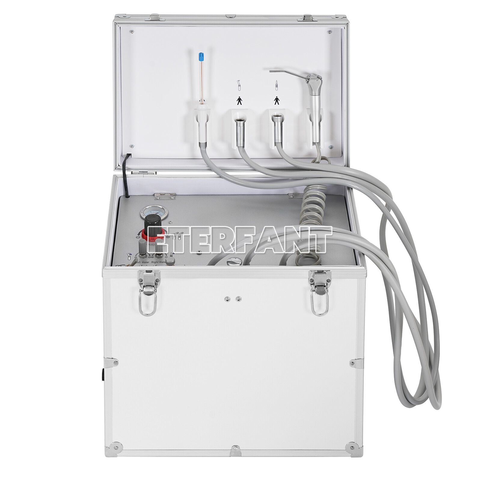 Dental Portable Suction System Delivery Unit with Air Compressor 4 Holes BD-402