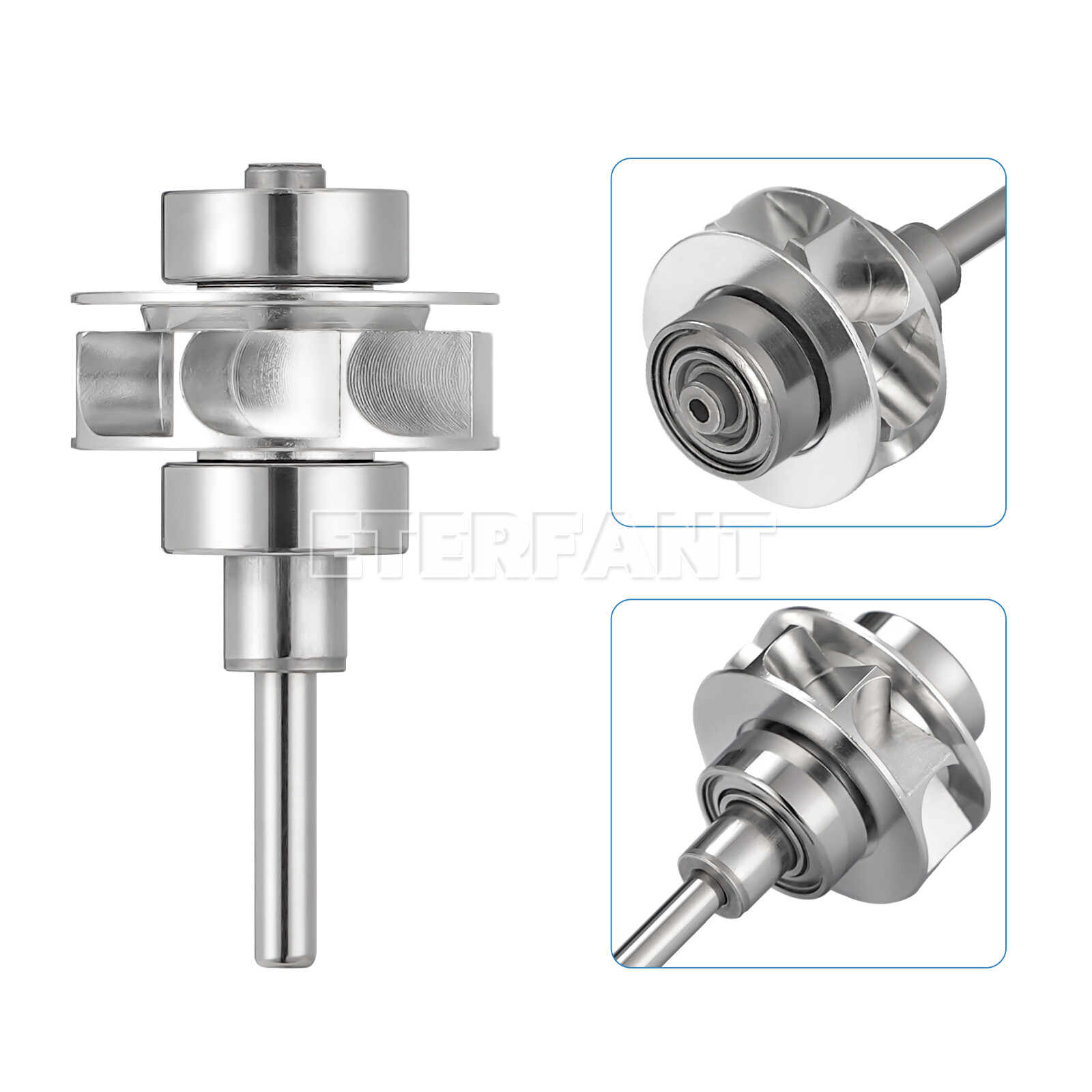 ENTERFANT Dental Turbine Cartridge Rotor Autochuck For High/Fast Speed Handpiece