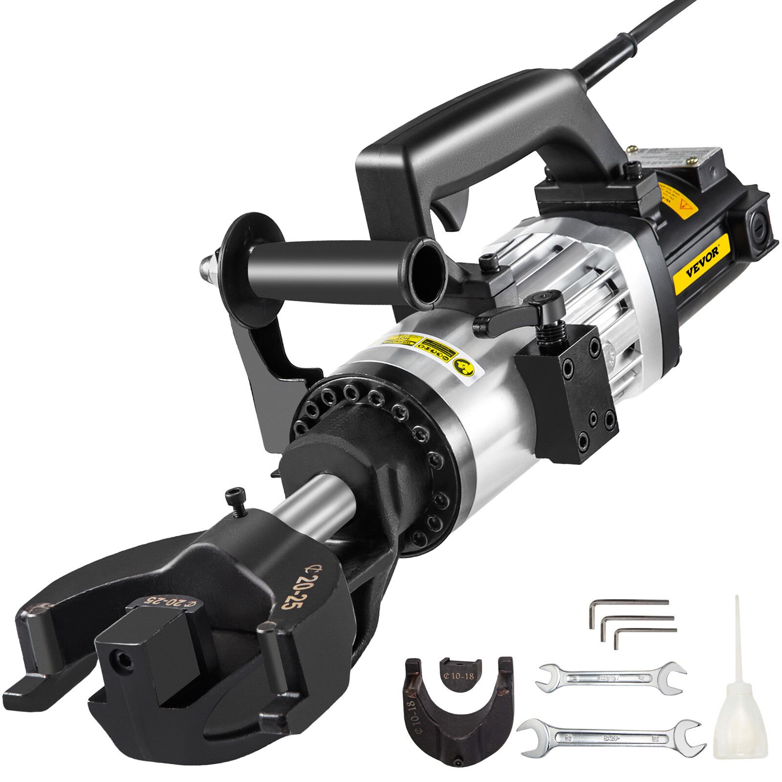 VEVOR 1500W Electric Rebar Bender 1″ 25mm #8 Hydraulic Portable Rebar Bending