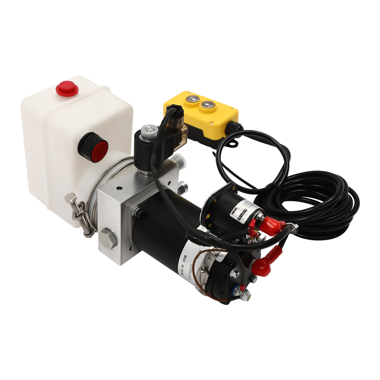 Electric Hydraulic Pump Hydraulic Power Unit Single Acting Oil Pump 12V 800w