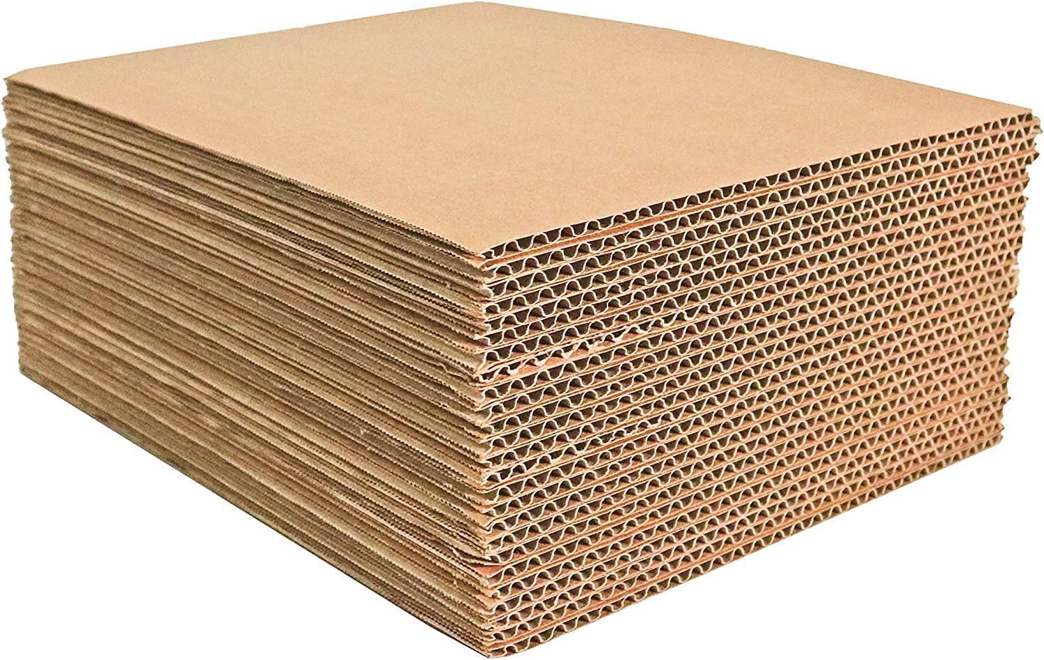 50 5×7 Cardboard Corrugated Pads Inserts Filler Sheet 5 x 7