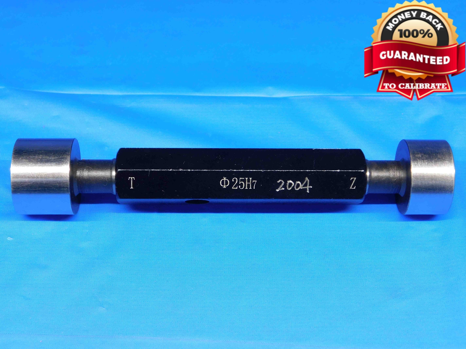 25.001 & 25.016 METRIC PIN PLUG GAGE GO NO GO 25.000 +.001 25 mm .9849 25H7