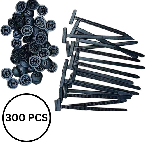 50/100/200/300Pcs Heavy Duty Self-Lock Nylon Cable Tie Buckle Universal Zip Ties