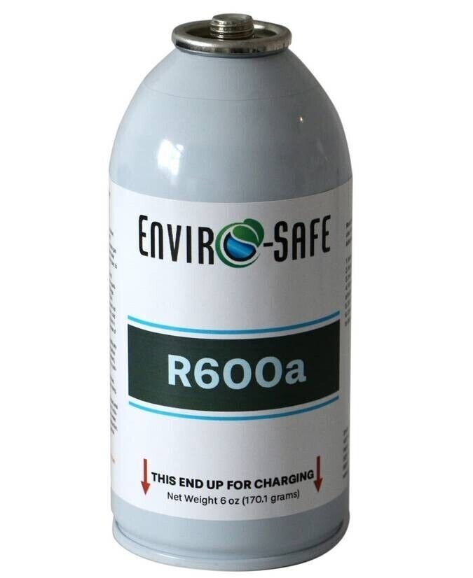 R600a «HC» New Modern Organic Coolant, Enviro-Safe R600a (1) 6 oz. Can