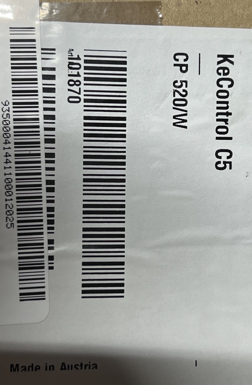 KEBA KeControl C5 CP 520/W CPU