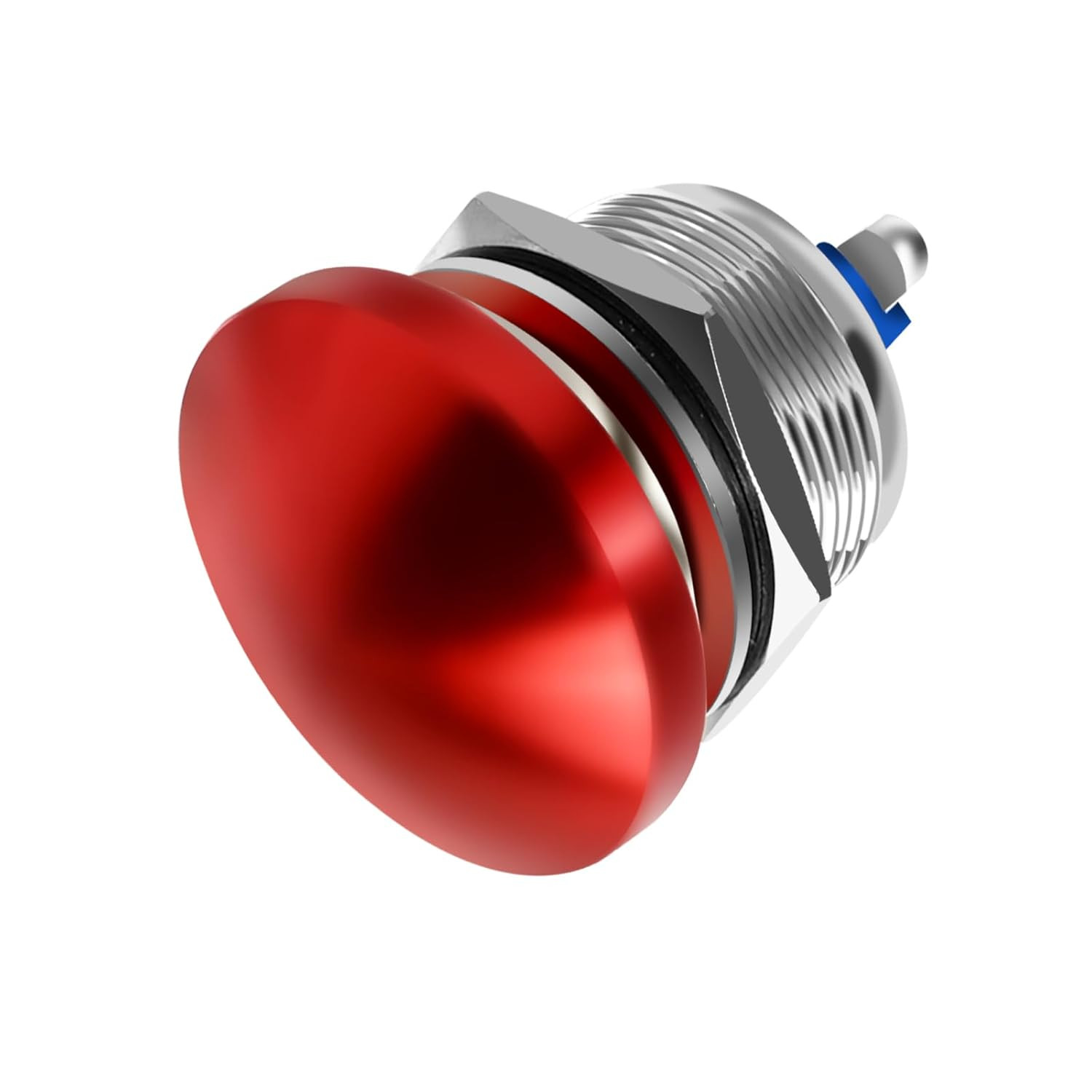 Red Mushroom Head Momentary Push Button Switch IP65 Waterproof 12V 24V 110V 250V