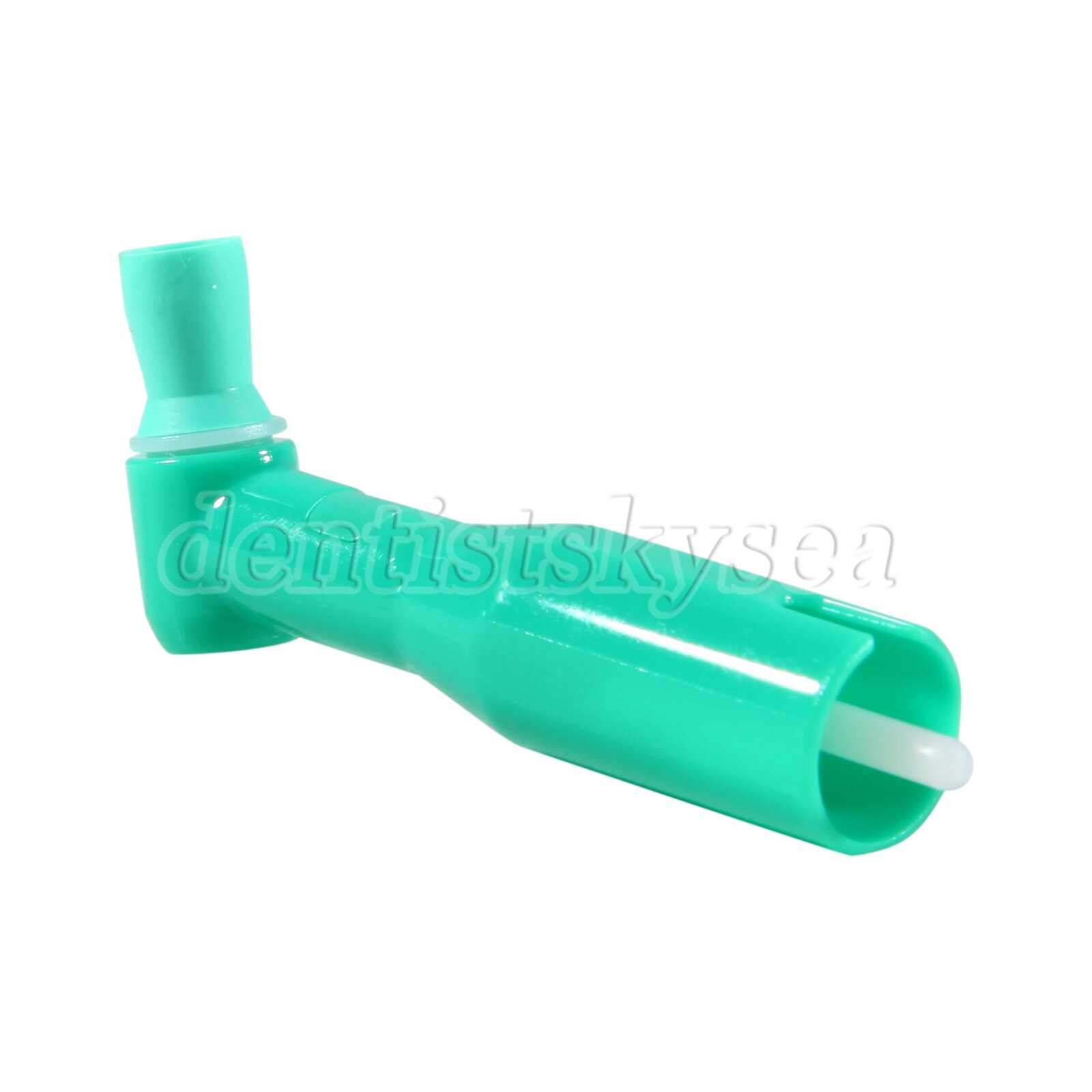 100pcs Dental Prophy Brush Cup Disposable 105° Angle Polish Brushes Green