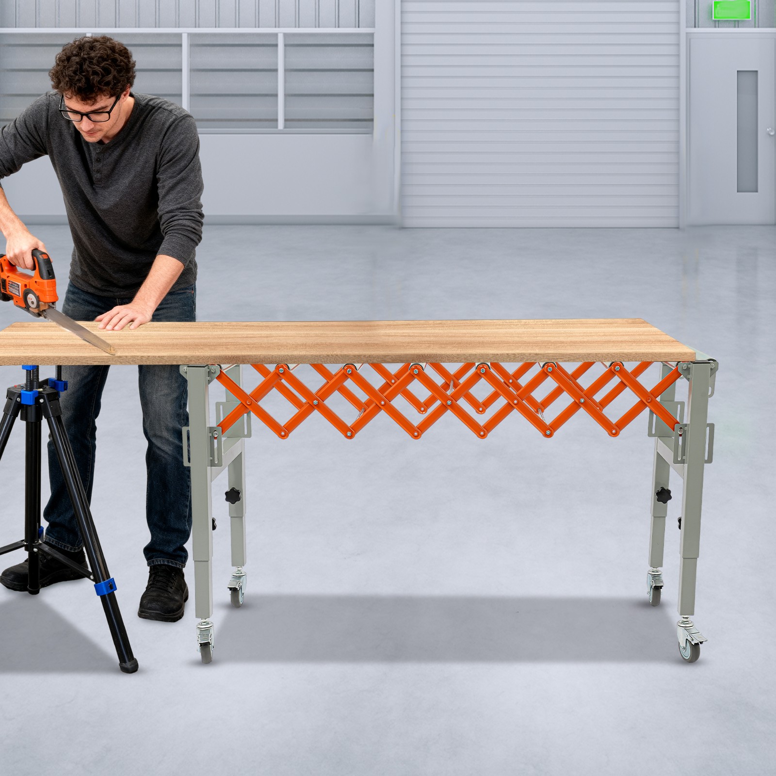 Adjustable Conveyor Roller Table, Adjustable Conveyor Table, Flexible and Extend