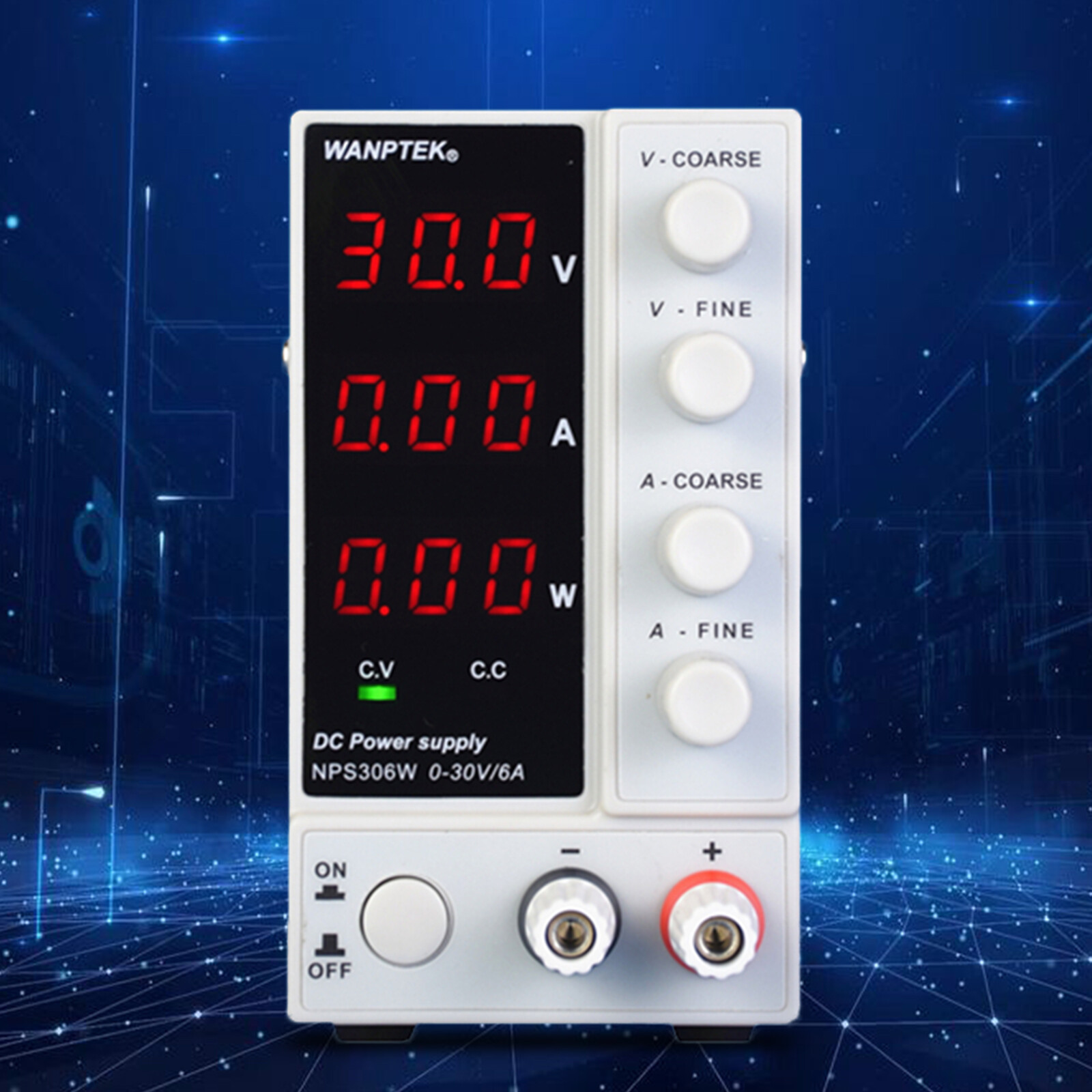 30V 10A Lab DC Bench Power Supply Variable Linear Adjustable Power Station New