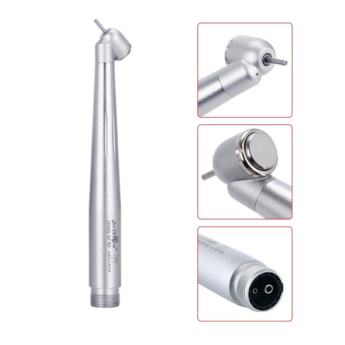 Joydental Dental Surgical High Speed Handpiece 45 Degree Push Button 2 Hole US