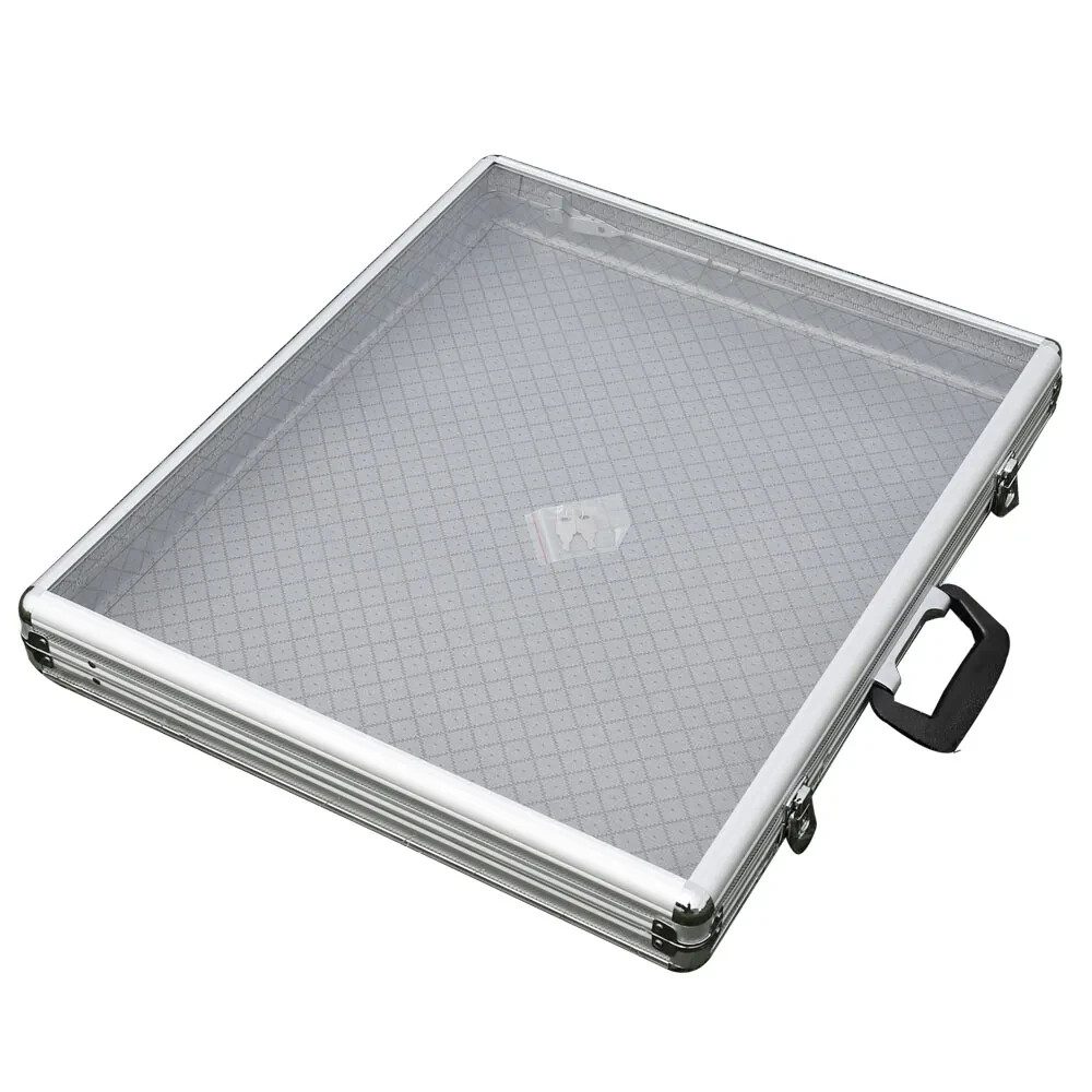 Aluminum Tempered Glass Portable Display Case – 2 Sizes Available