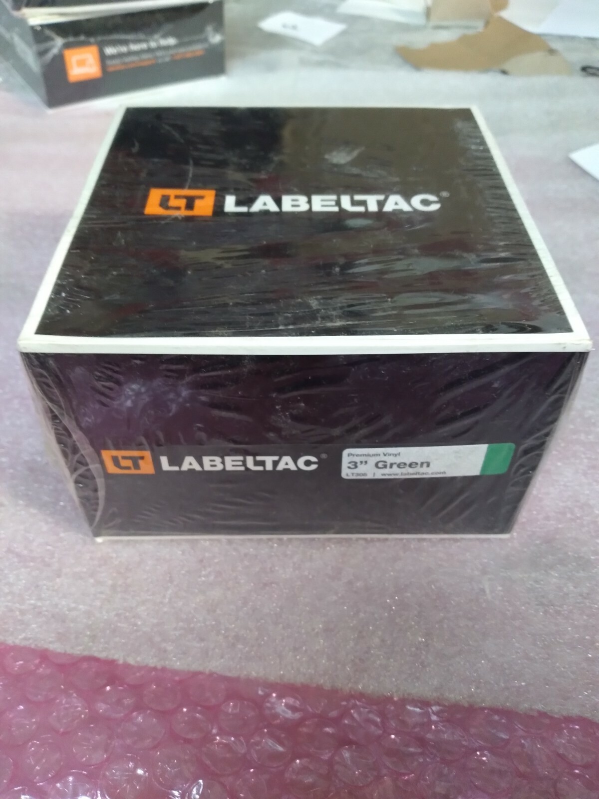 Labeltac LT305 Premium Vinyl Printer Label Green 9191C