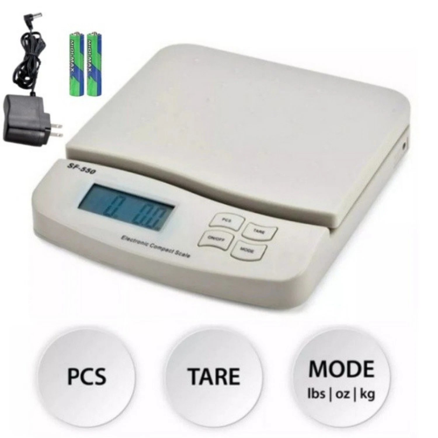 66LB x 0.1OZ Digital Postal Shipping Scale Weight Postage Kitchen SF-550 30 KG