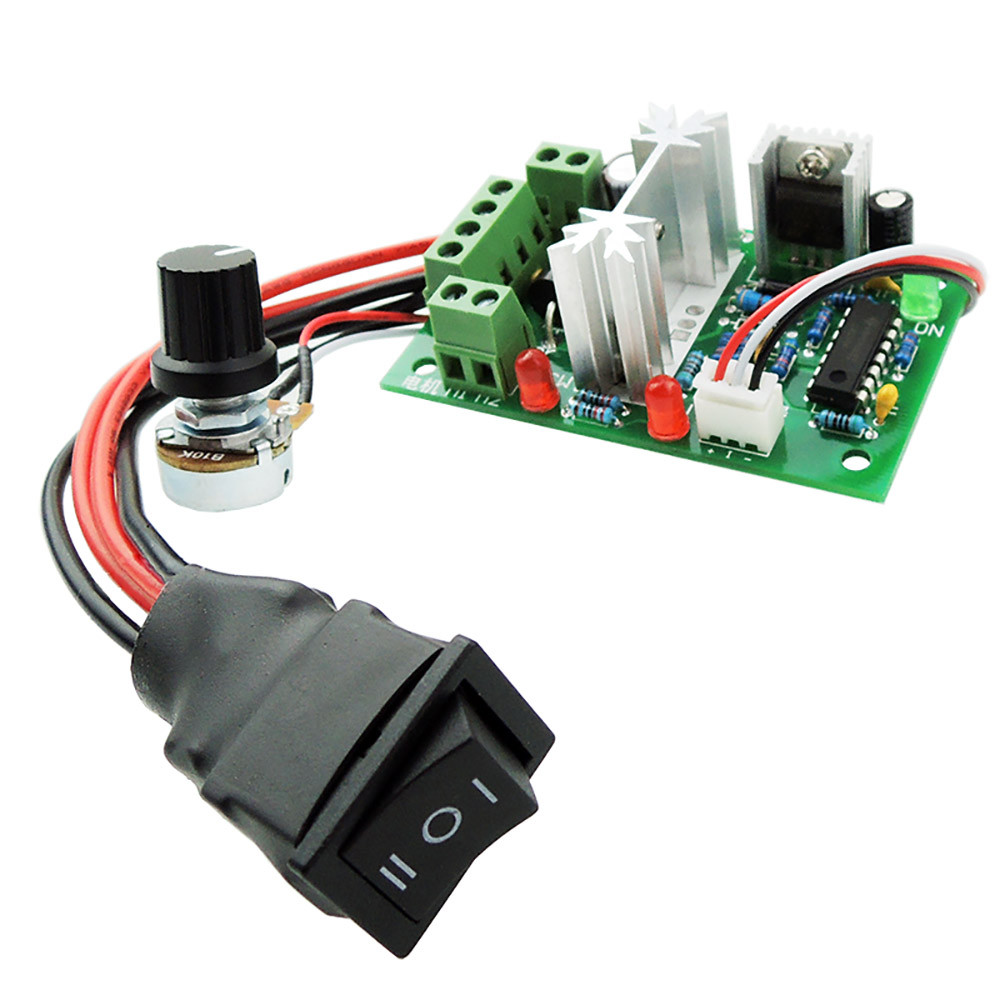 DC 10-30V Motor Speed Controller Reversible Switch PWM Adjustable Regulator 80W