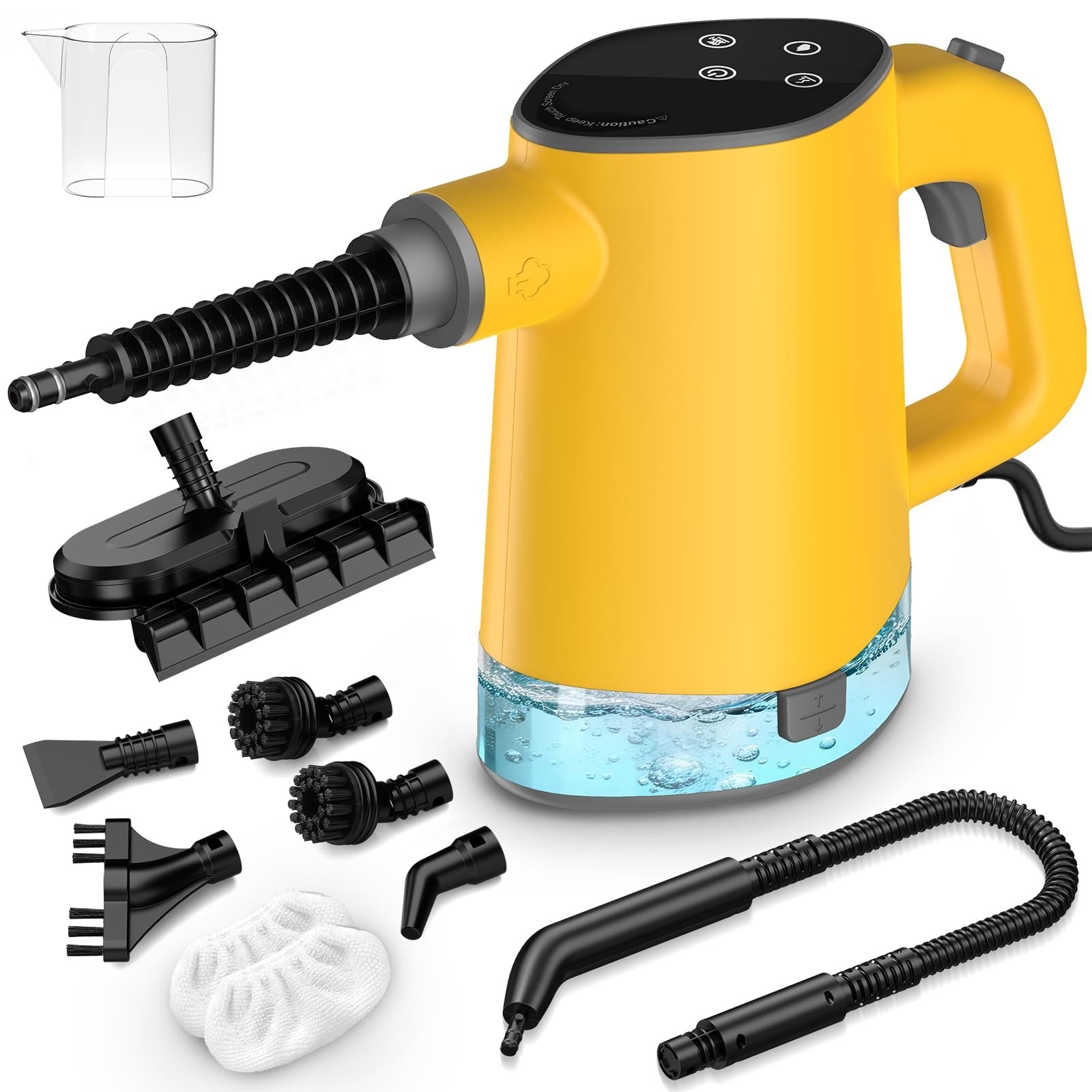 Adjustable Handheld Steam Cleaner for Home,2 Steam Levels | 450mL detachable …