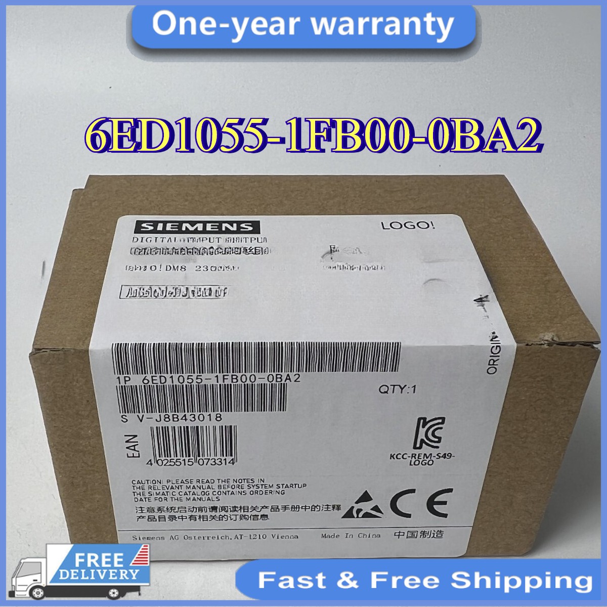 6ED1055-1FB00-0BA2 New In Box SIEMENS 6ED1 055-1FB00-0BA2 Expansion Module