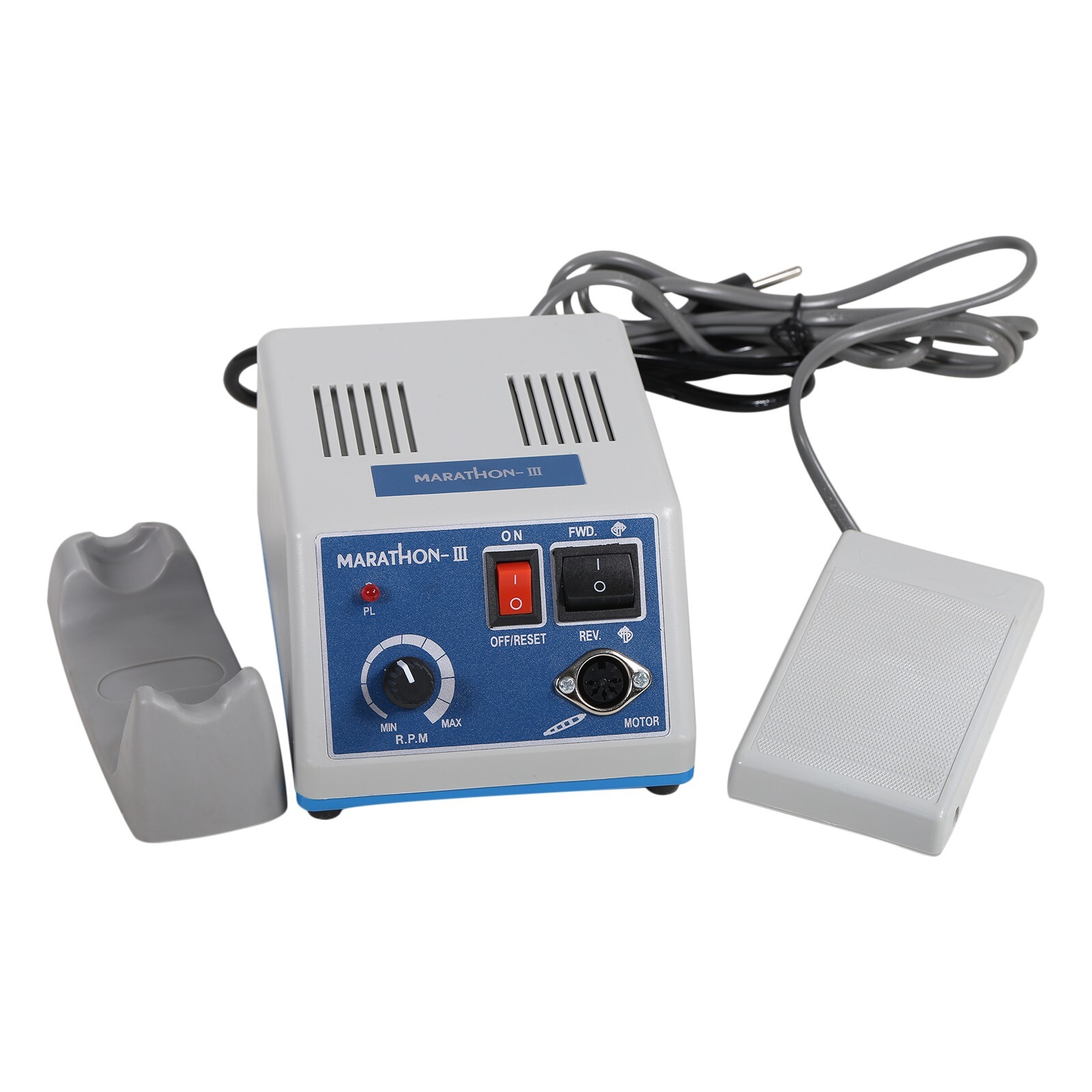 Dental Lab Marathon-III Electric Micromotor +Contra Angle Straight Handpiece SA