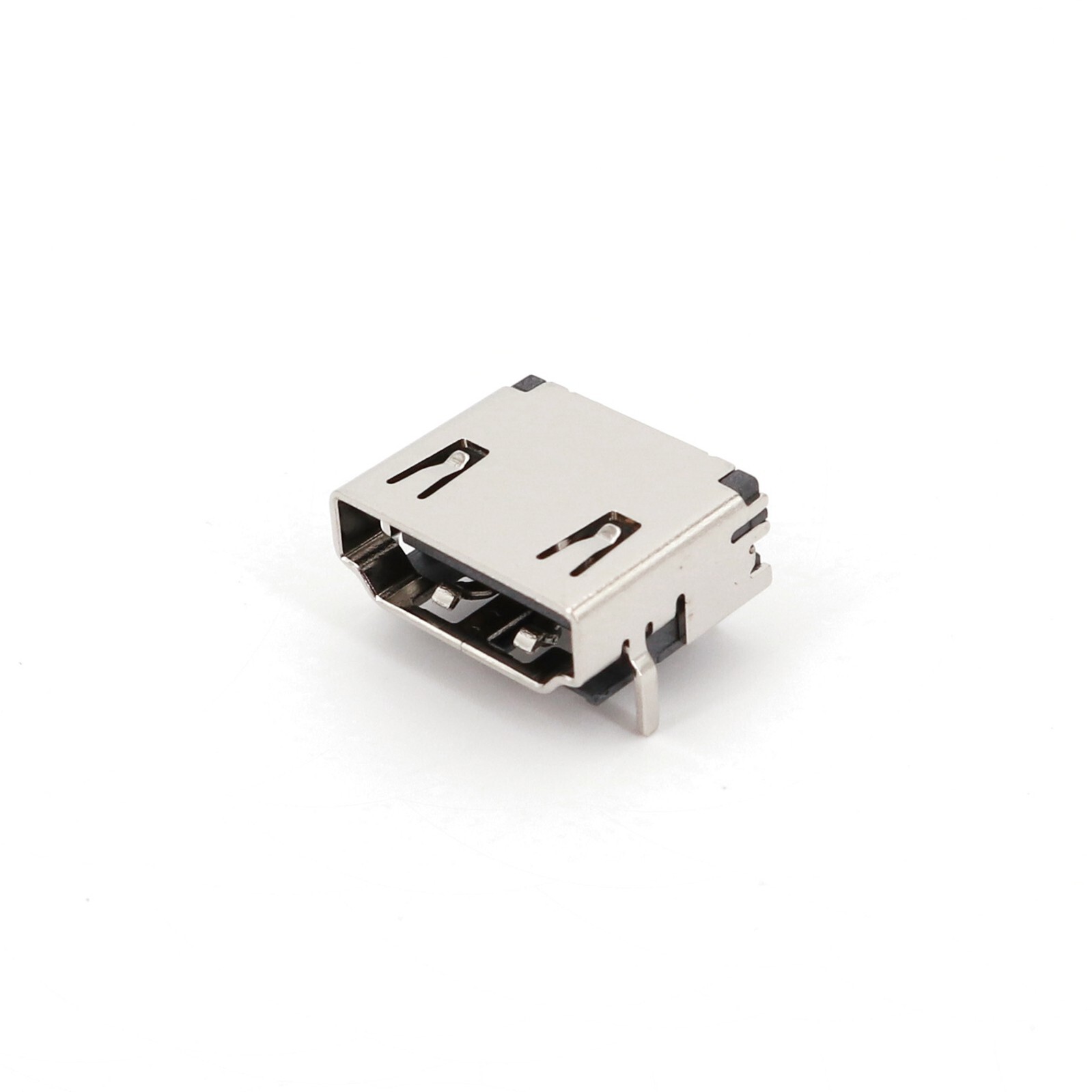 10Pcs HDMI Type A Right Angle 3 Row 19-Pin DIP Female Socket PCB Mount Connector