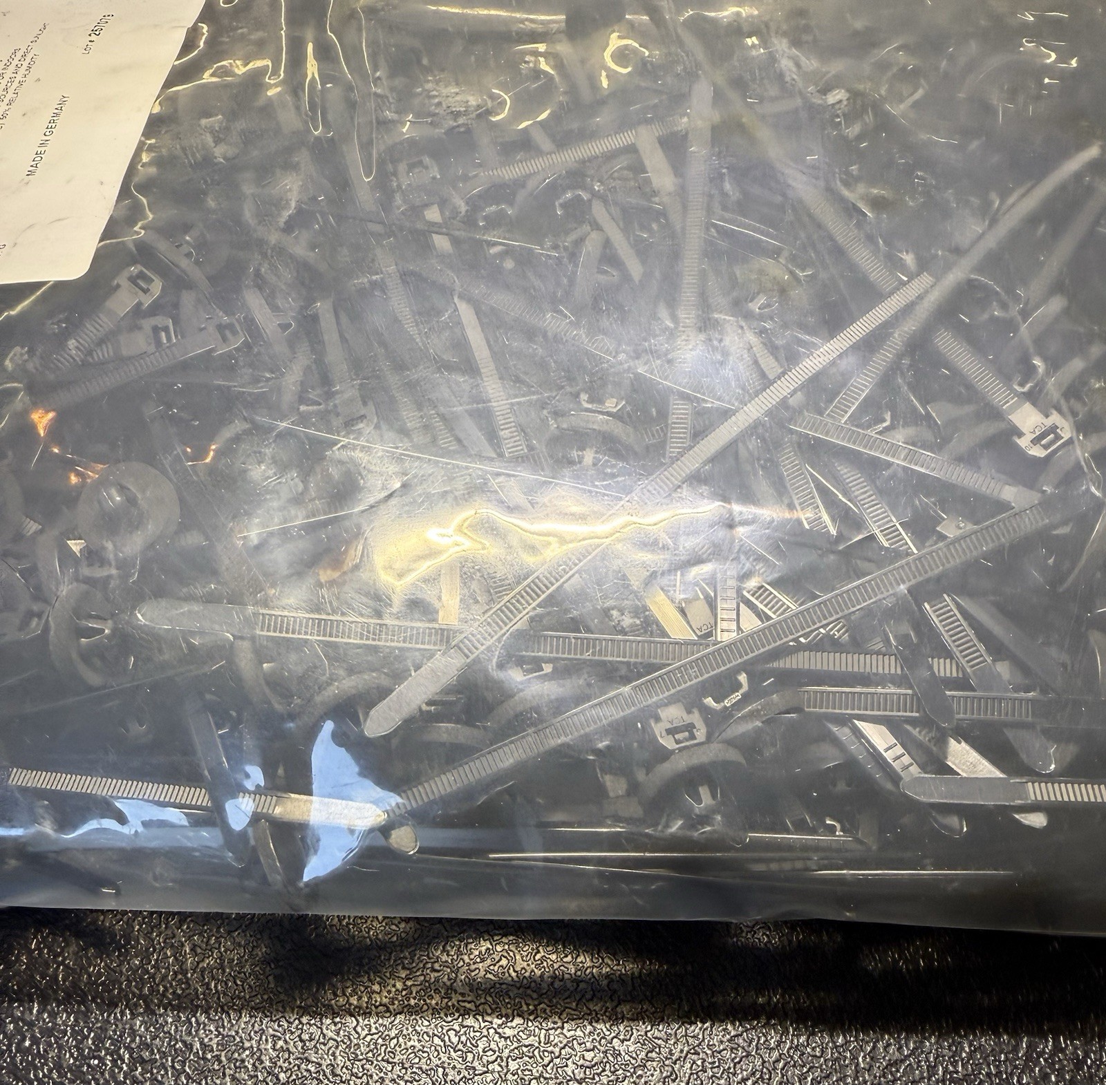 HellermannTyton T50SOSSFT6.5E-MD Black Cable Ties 6” 50lb Qty 500