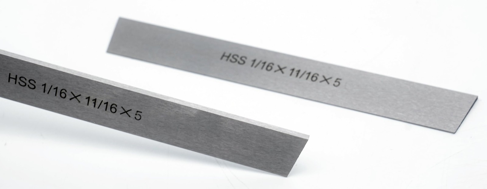Set of 2 HSS High Speed Steel Parting Cut Off Lathe Tool Blades 1/16×11/16×5