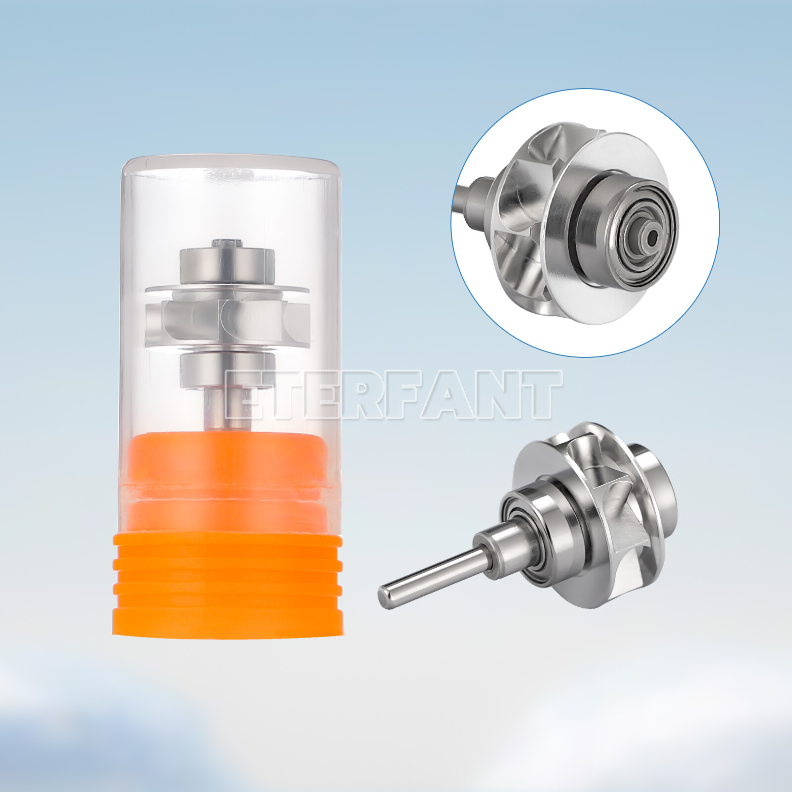 ENTERFANT Dental Turbine Cartridge Rotor Autochuck For High/Fast Speed Handpiece