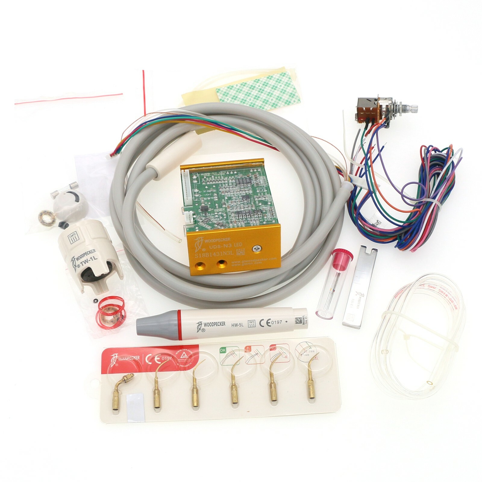 US Woodpecker Dental Built in Ultrasonic Piezo Scaler UDS-N3 LED Handpiecce EMS