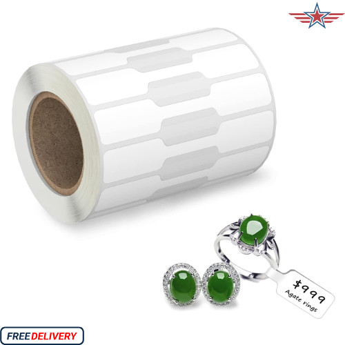 500Pcs Jewelry Tags Roll Price Identify Jewelry Price Tags Stickers Labels Ring