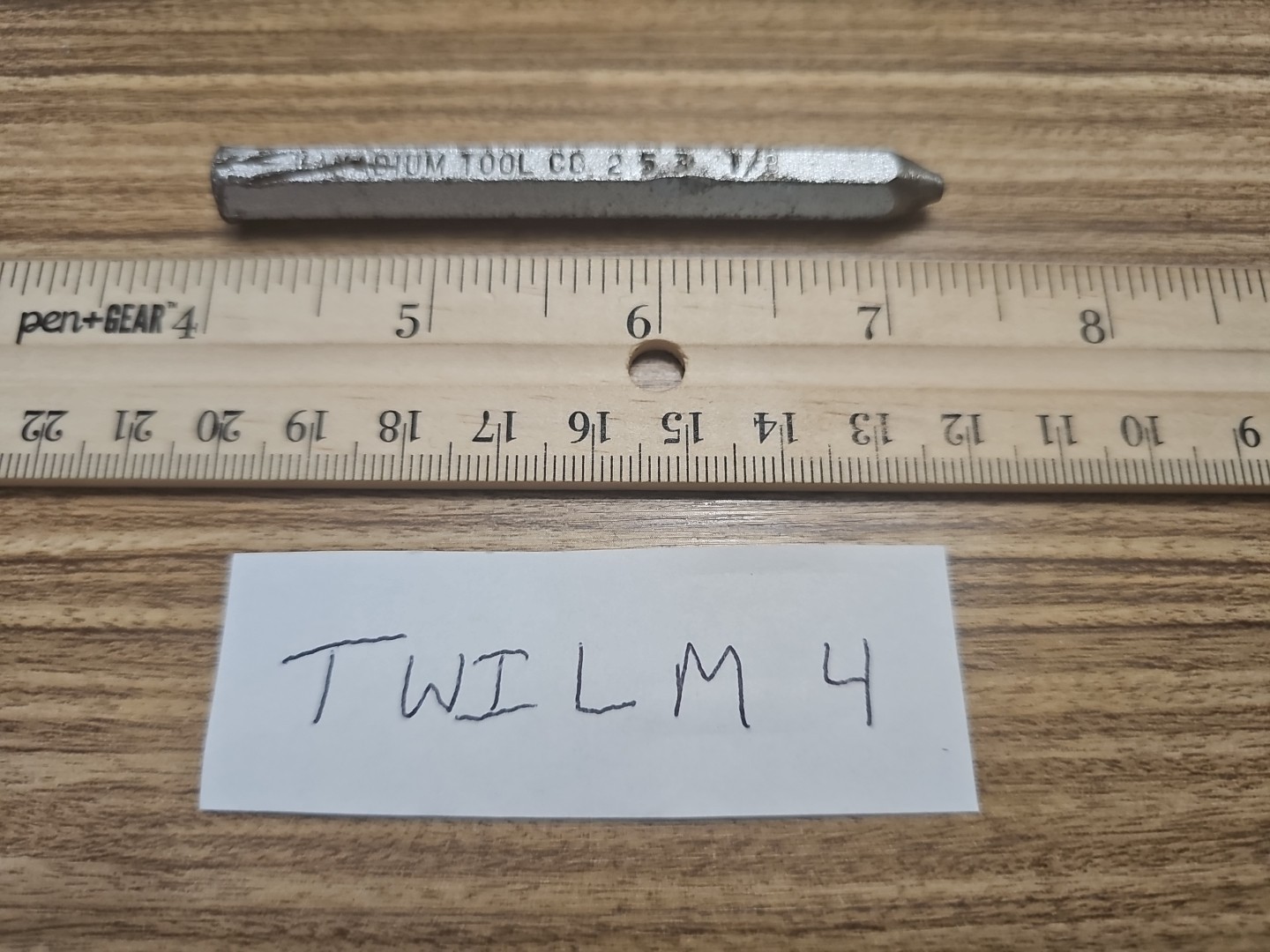 VANADIUM TOOL CO USA No. 253 Punch 3.25 Inches Long Steel Made In USA