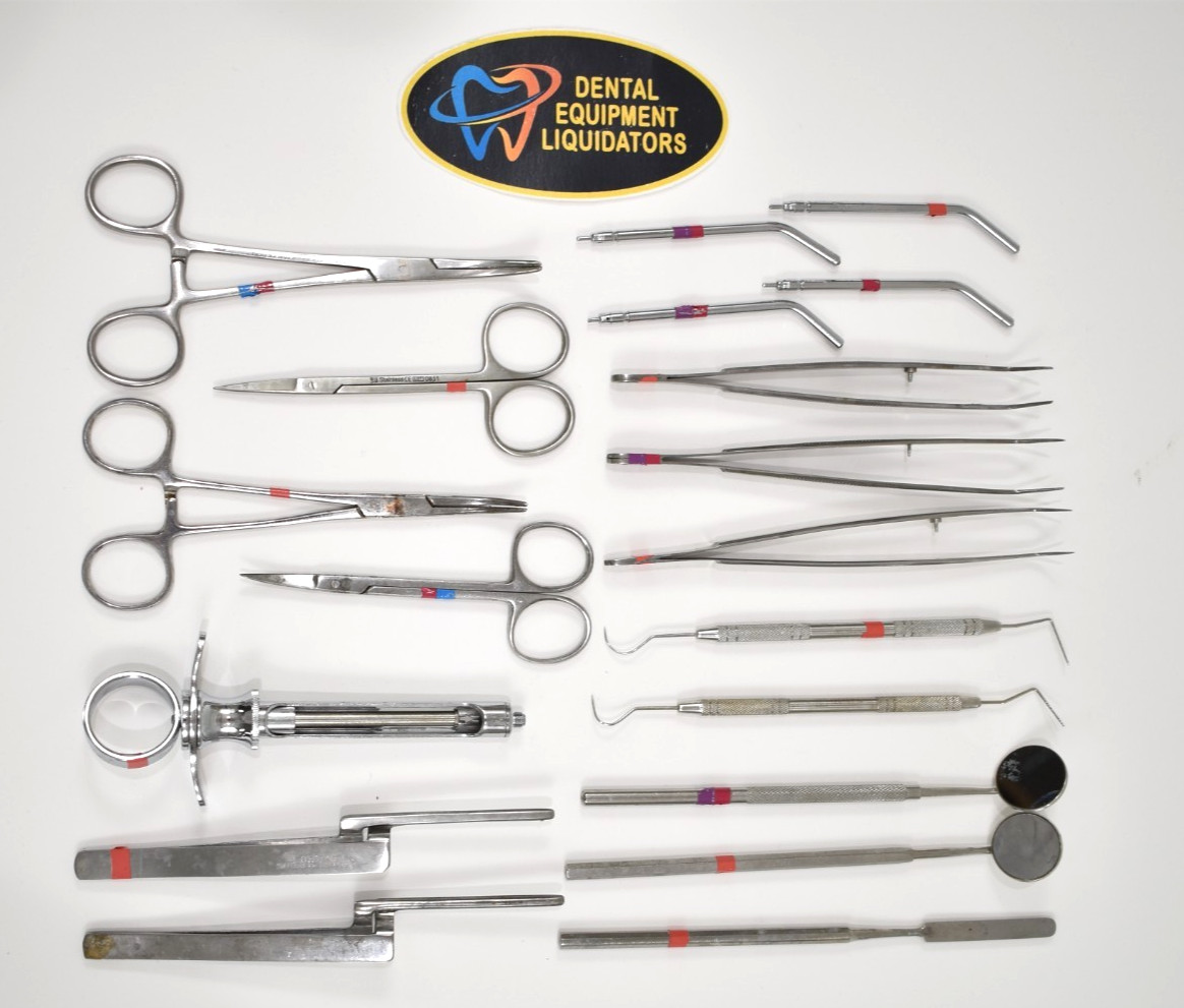 FIFTEEN Dental Dentist Instruments – Various Models As Shown