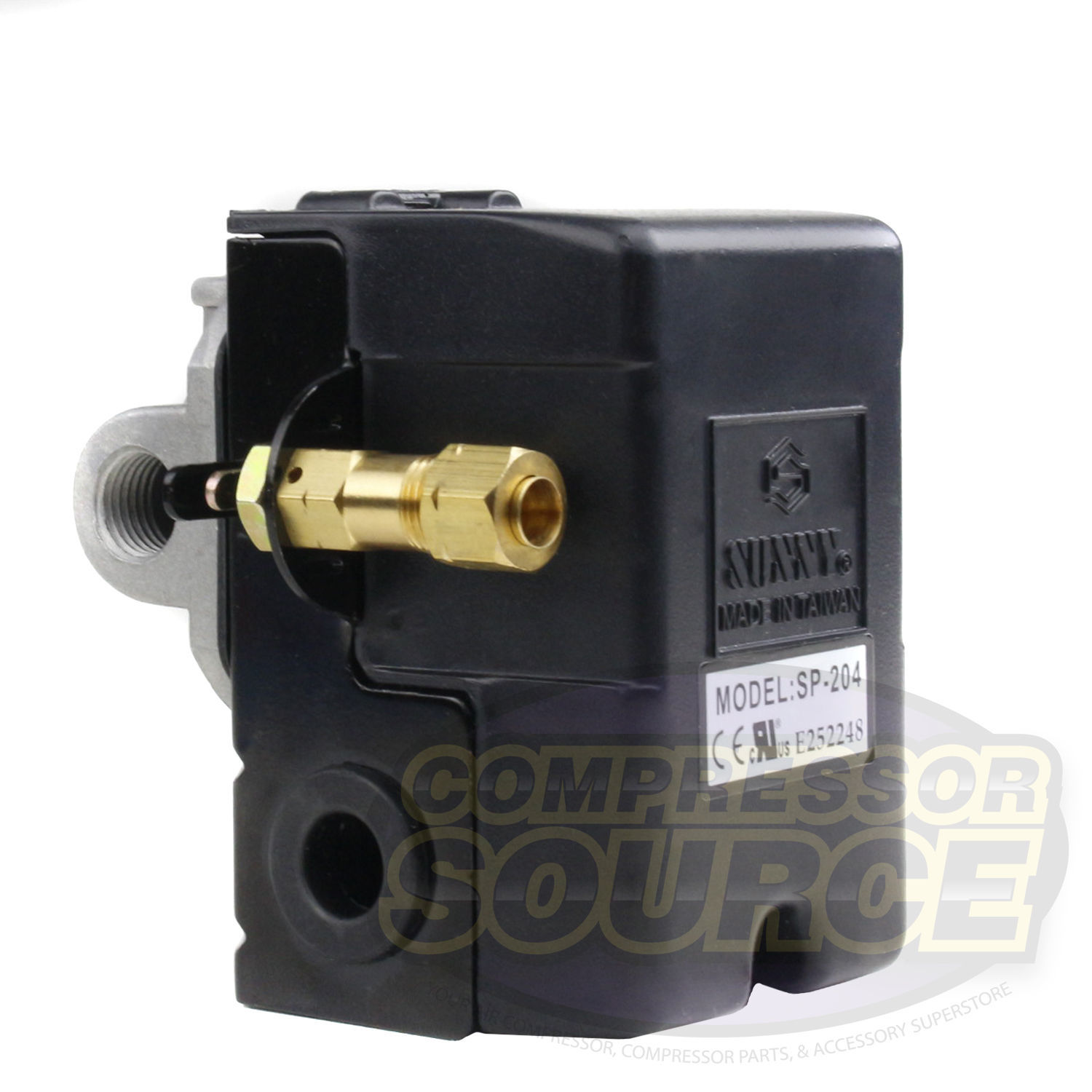 Heavy Duty 4port 25 Amp Air Compressor Pressure Switch Control Valve 105-135 PSI