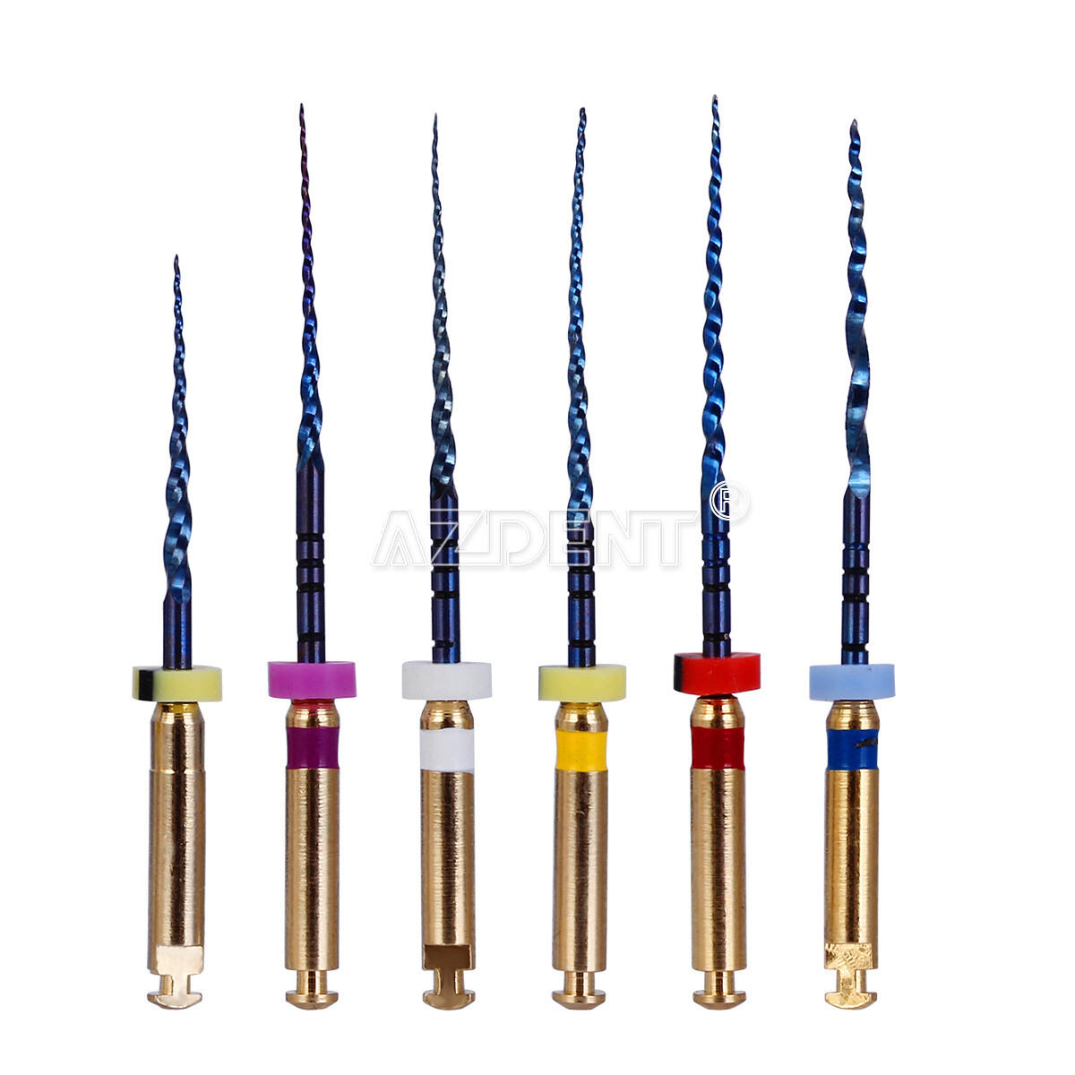 AZDENT Dental Endo Super Rotary Files Root Canal K-Files Engine Use 25MM SX-F3
