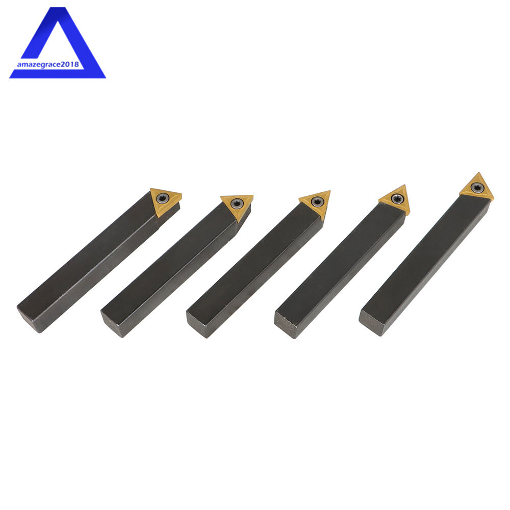 5Pcs 1/2″ Indexable Carbide Insert Turning Tooling Bit Holder Set For Lathe