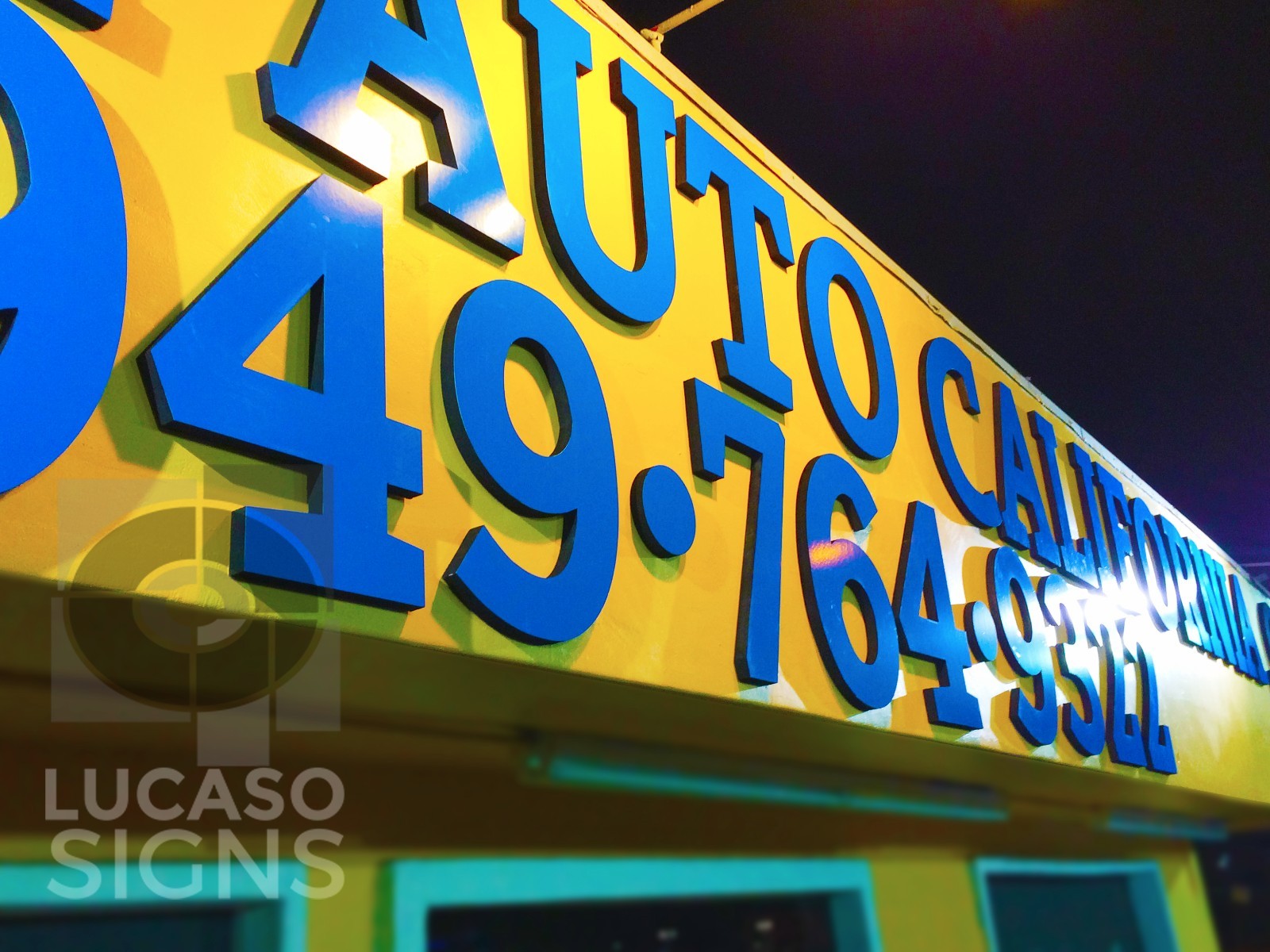 Custom Storefront Foam Sings Dimensional Letters Acrylic Face Outdoor Economic