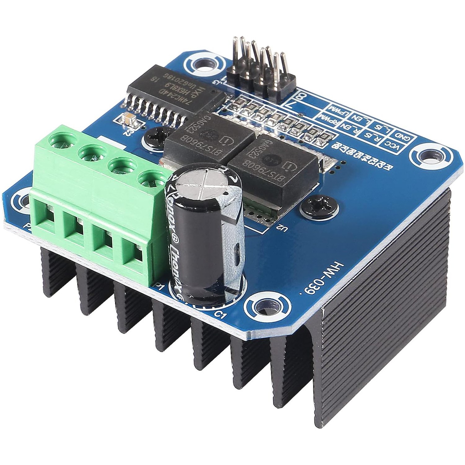 2PCS Semiconductor BTS7960B Motor Driver 43A H-Bridge Drive PWM For Arduino NEW